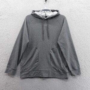 Gaiam Lotus Mens Slim Fit Hoodie Sweatshirt‎ Medium Charcoal Gray NEW